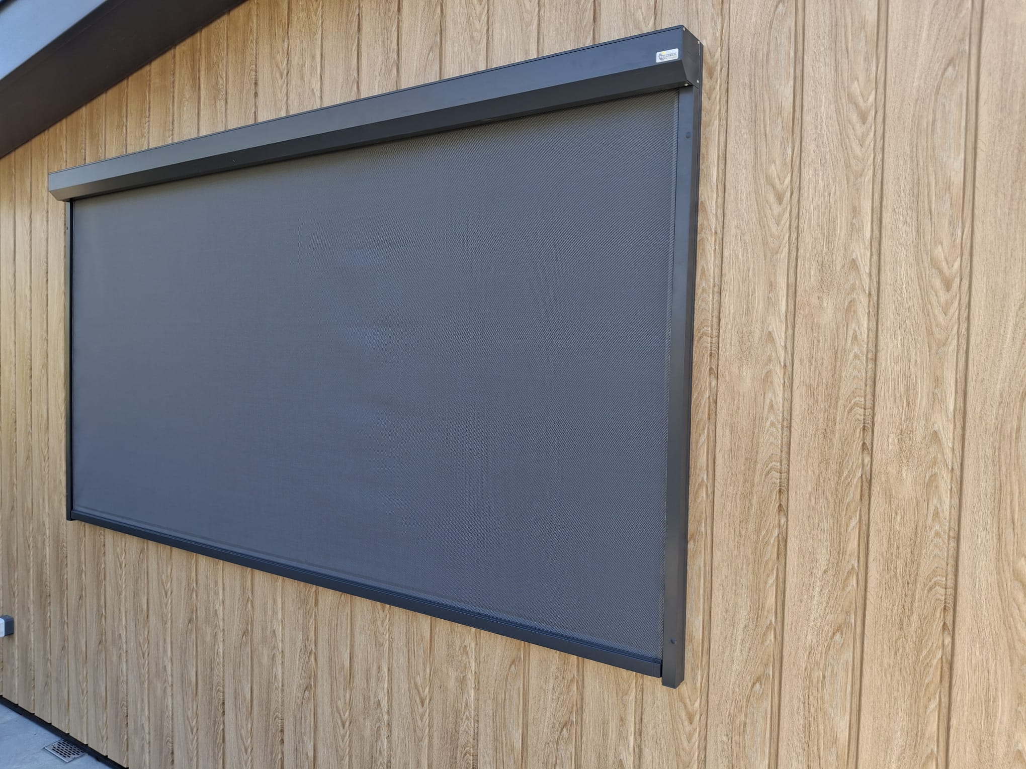 Ritsscreen op chalet
